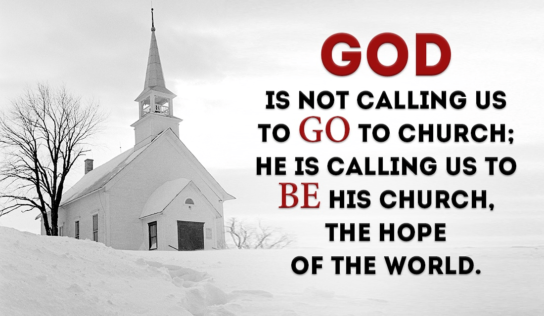 BE the Church you would like to see! eCard Free Facebook Greeting