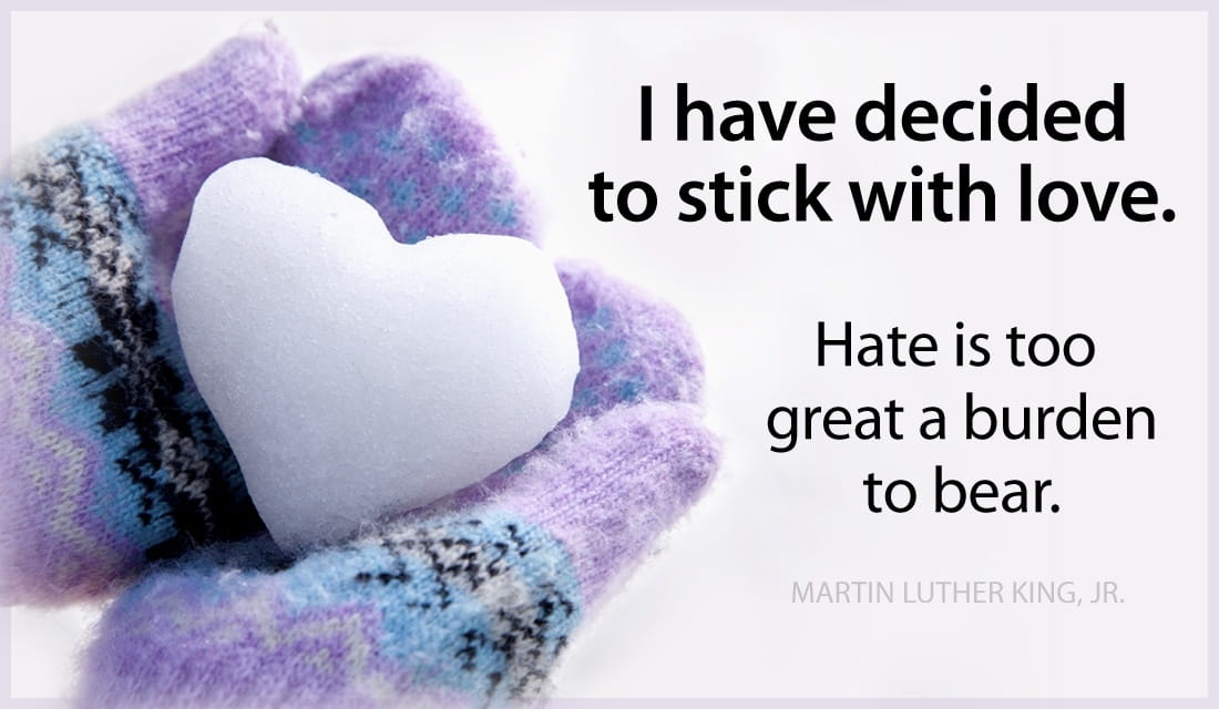Martin Luther King, Jr. - Love Not Hate ecard, online card