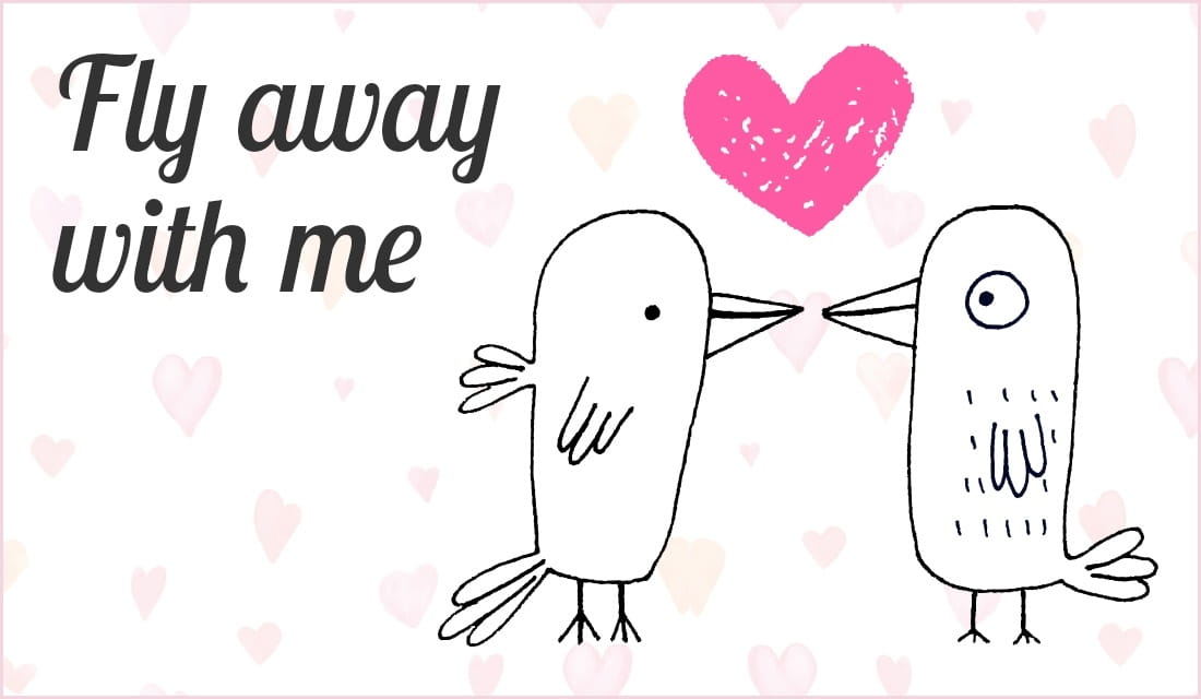 Fly Away With Me ecard, online card