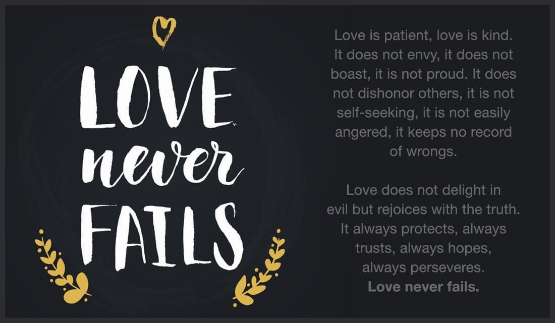 Your Love Never Fails 