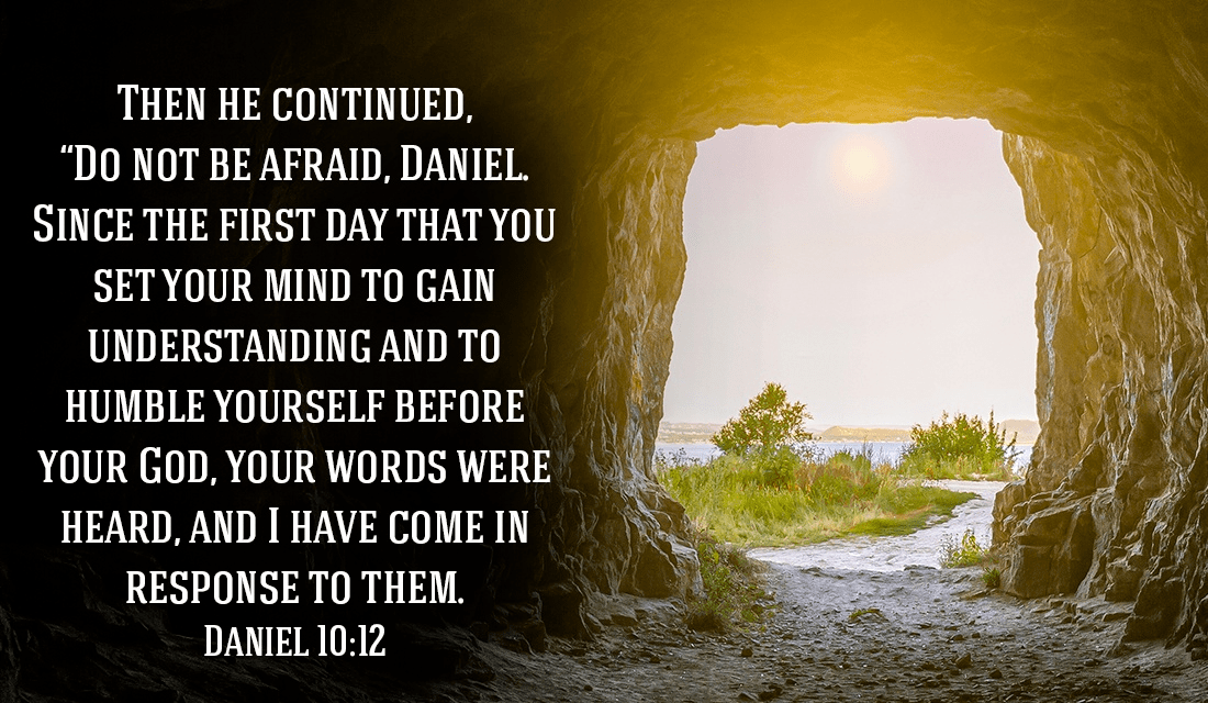 Do not be AFRAID! - Daniel 10:12 ecard, online card