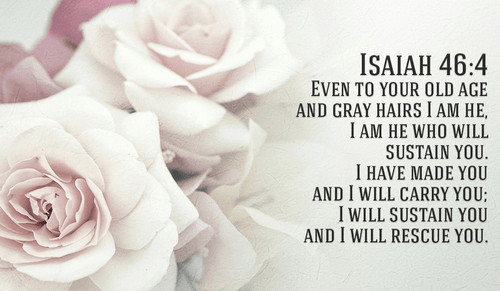 I Shall Bear You, Isaiah 46:4 main image 1