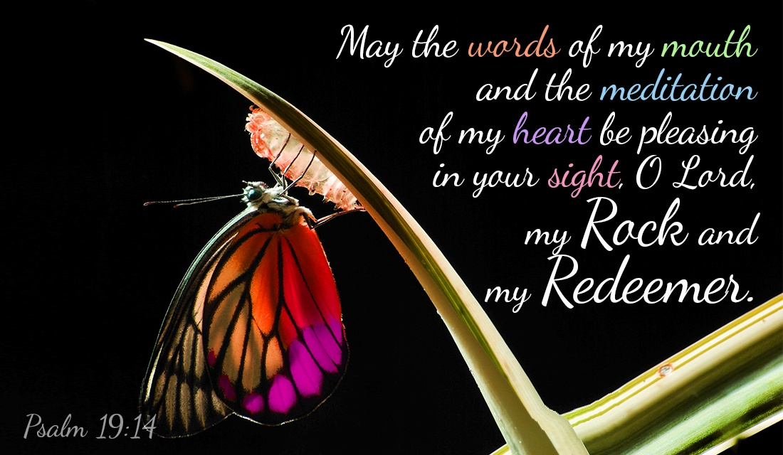 May I Be Pleasing In Your Sight O Lord Psalm 19 14 ECard Free 