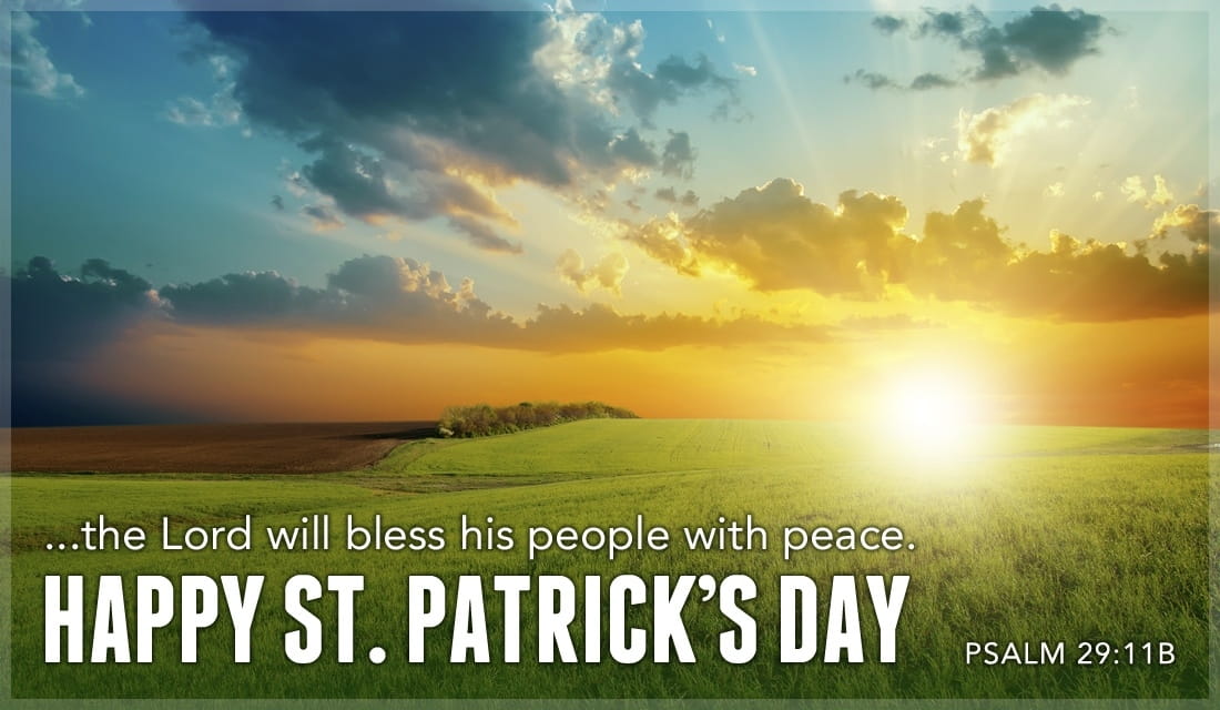 st patrick day scripture