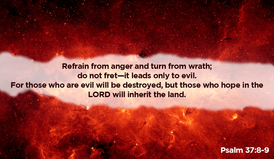 God Is The One Who Dishes Out Justice Let Him Handle It Psalm 37 8 