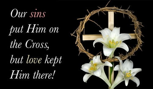 Love Kept Him On The Cross Ecard Free Easter Cards Online 6089