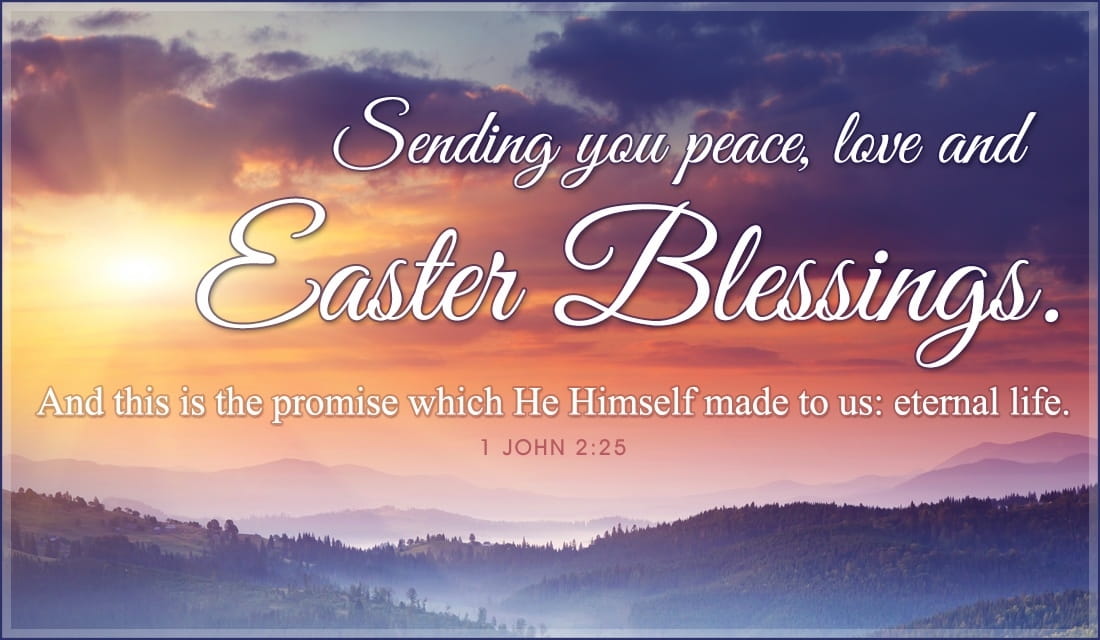Easter Blessings ecard, online card