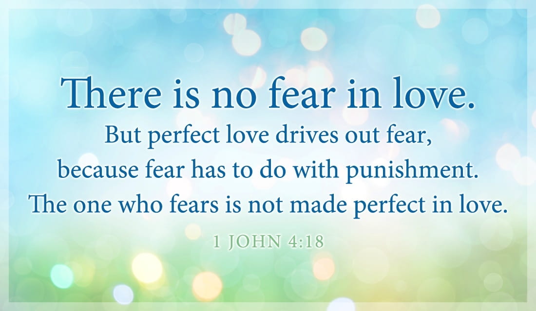 1 John 4:18 - Perfect Love ecard, online card