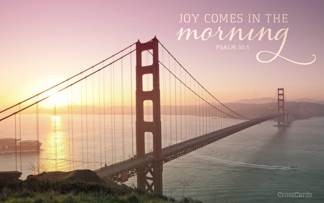 Joy Comes in the Morning mobile phone wallpaper