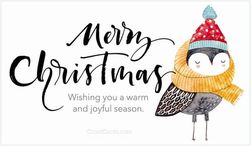Wishing you a warm and joyful season.