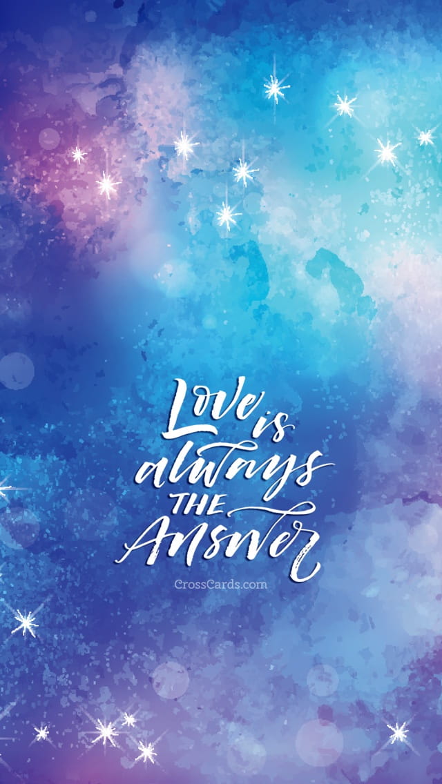 Love is always the answer Desktop Wallpaper - Free Backgrounds
