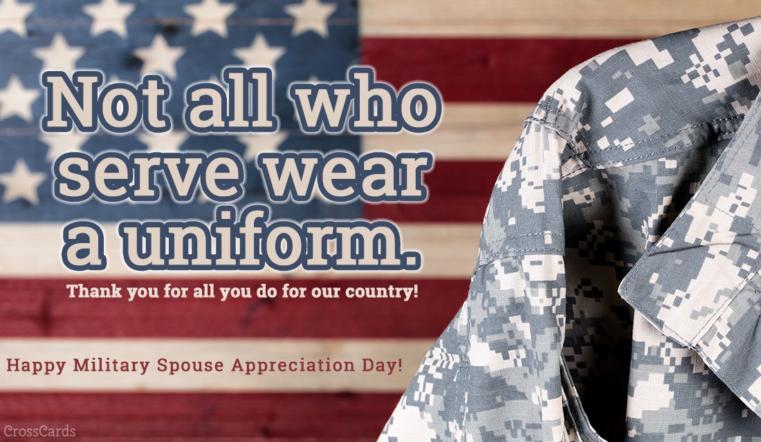 Free Happy Military Spouse Appreciation Day 5 12 ECard EMail Free 