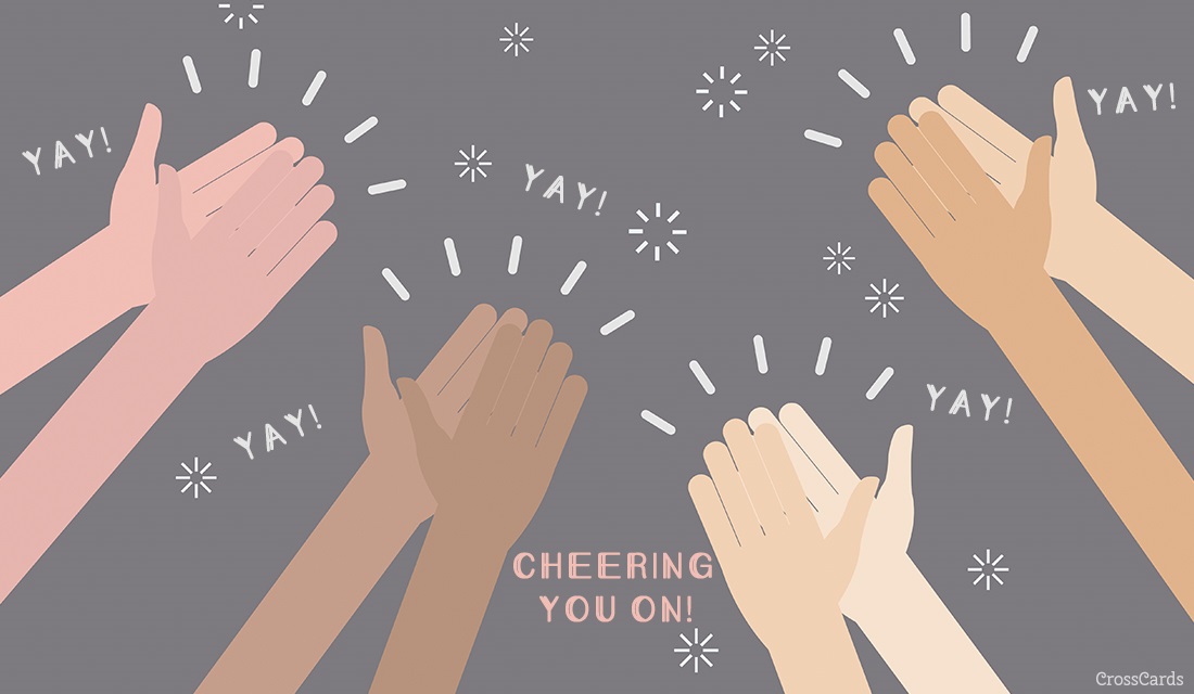 Free Cheering You On! eCard eMail Free Personalized Encouragement