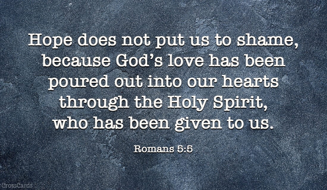Romans 5:5 ecard, online card