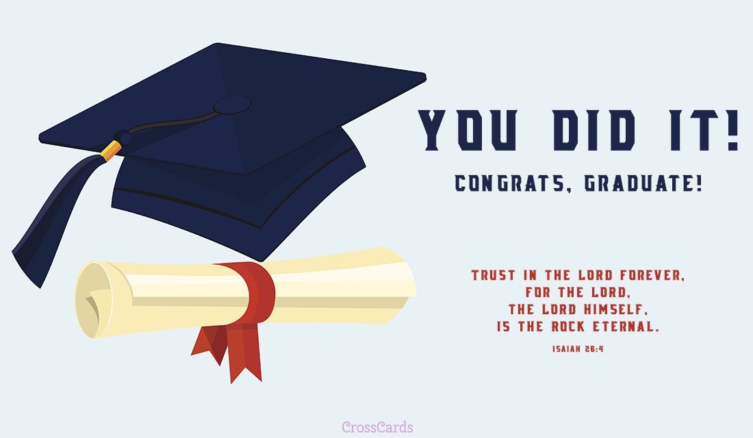 Free You Did It ECard EMail Free Personalized Graduation Cards Online