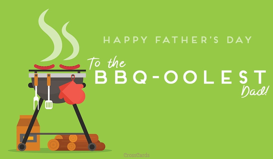 BBQ-oolest Dad ecard, online card