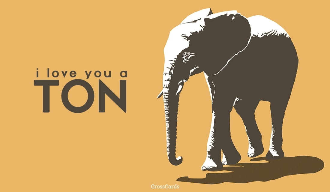 Happy World Elephant Day! (8/12) ecard, online card