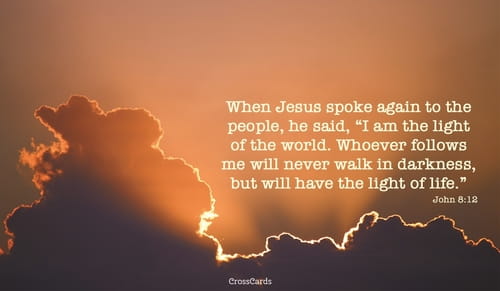 John 8:12 - NIV Bible - When Jesus spoke again to the people, he said ...