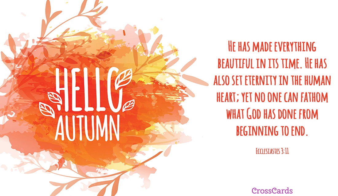 Hello Autumn eCard - Free Autumn Cards Online