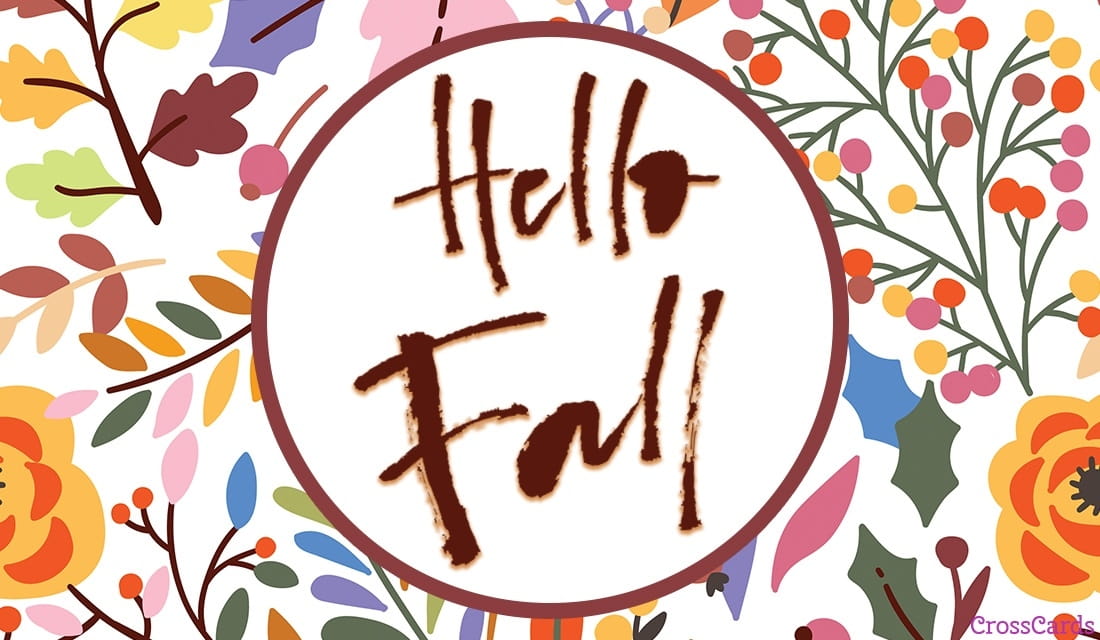 Hello Fall ecard, online card