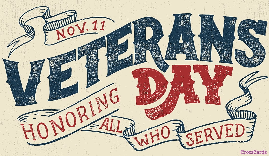 Veterans Day ecard, online card