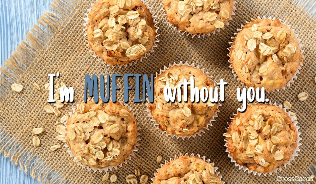 Happy Oatmeal Muffin Day (12/19) ecard, online card
