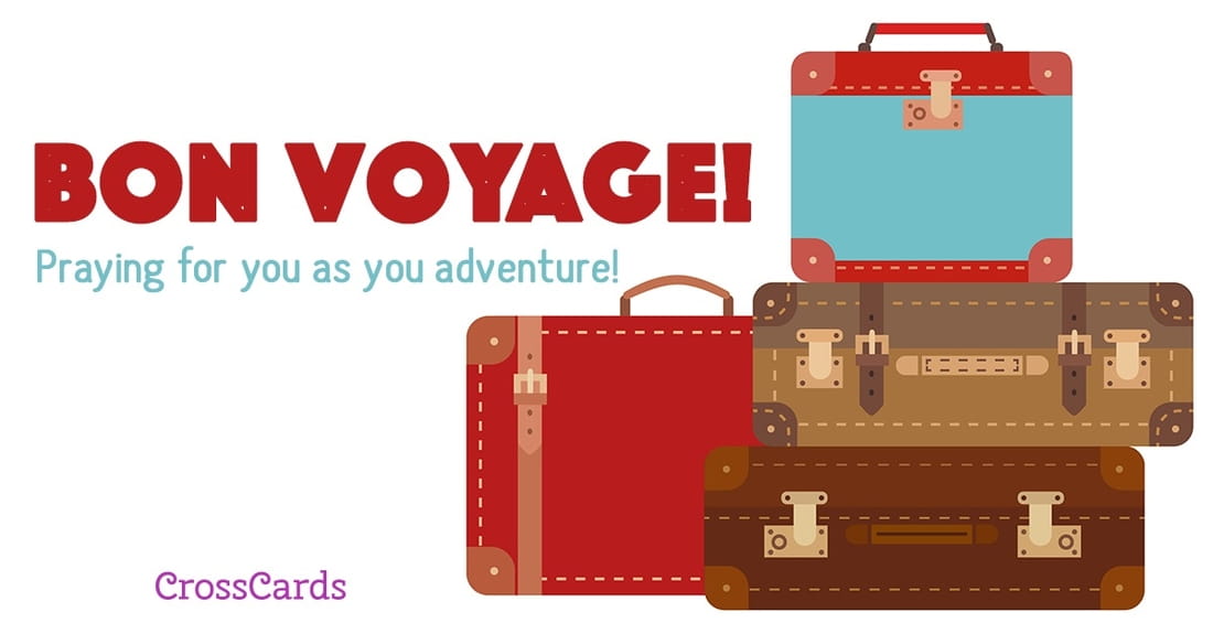Bon Voyage ecard, online card