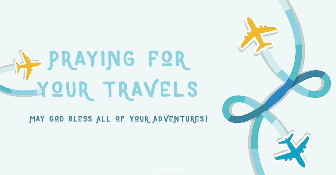 Praying for Your Travels ecard, online card