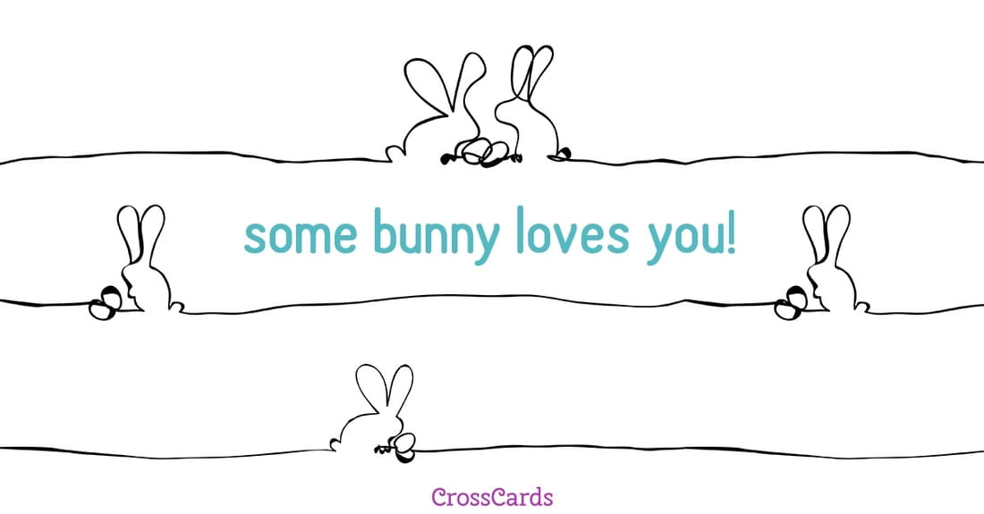 Some Bunny ecard, online card