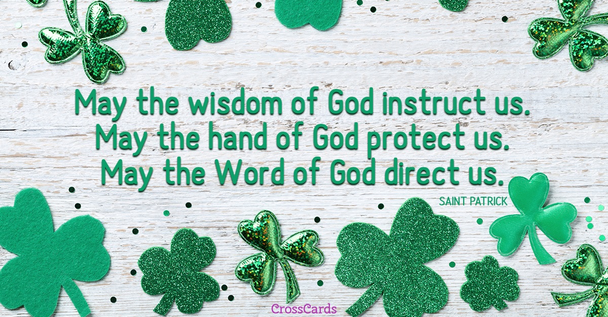 bible verse st patricks day