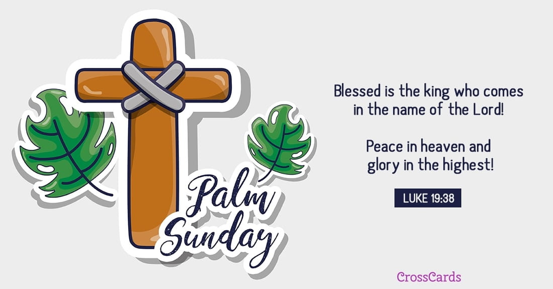 Happy Palm Sunday! ecard, online card