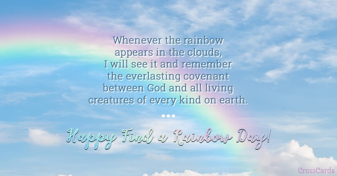 Find a Rainbow Day! (4/3) ecard, online card