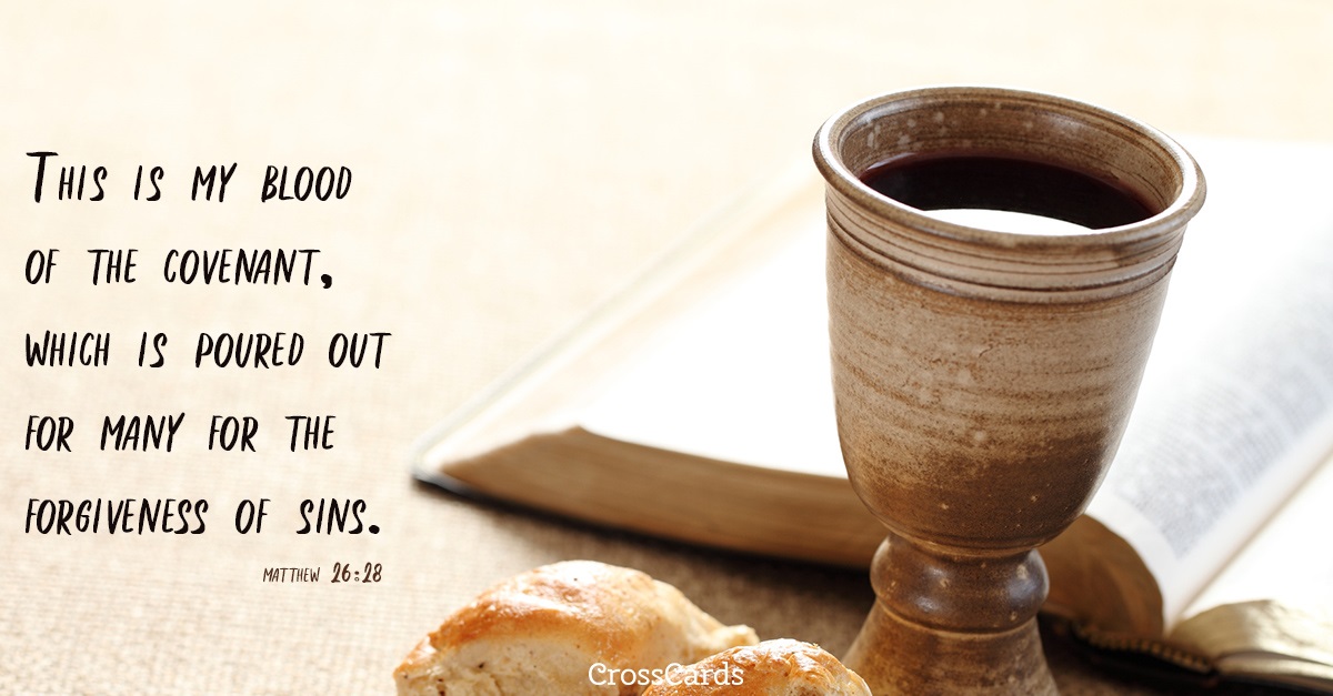 Free Matthew 26 28 ECard EMail Free Personalized Praise Online
