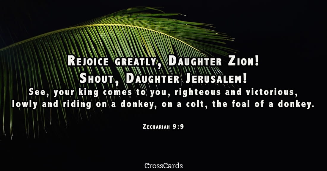 Zechariah 9:9 ecard, online card