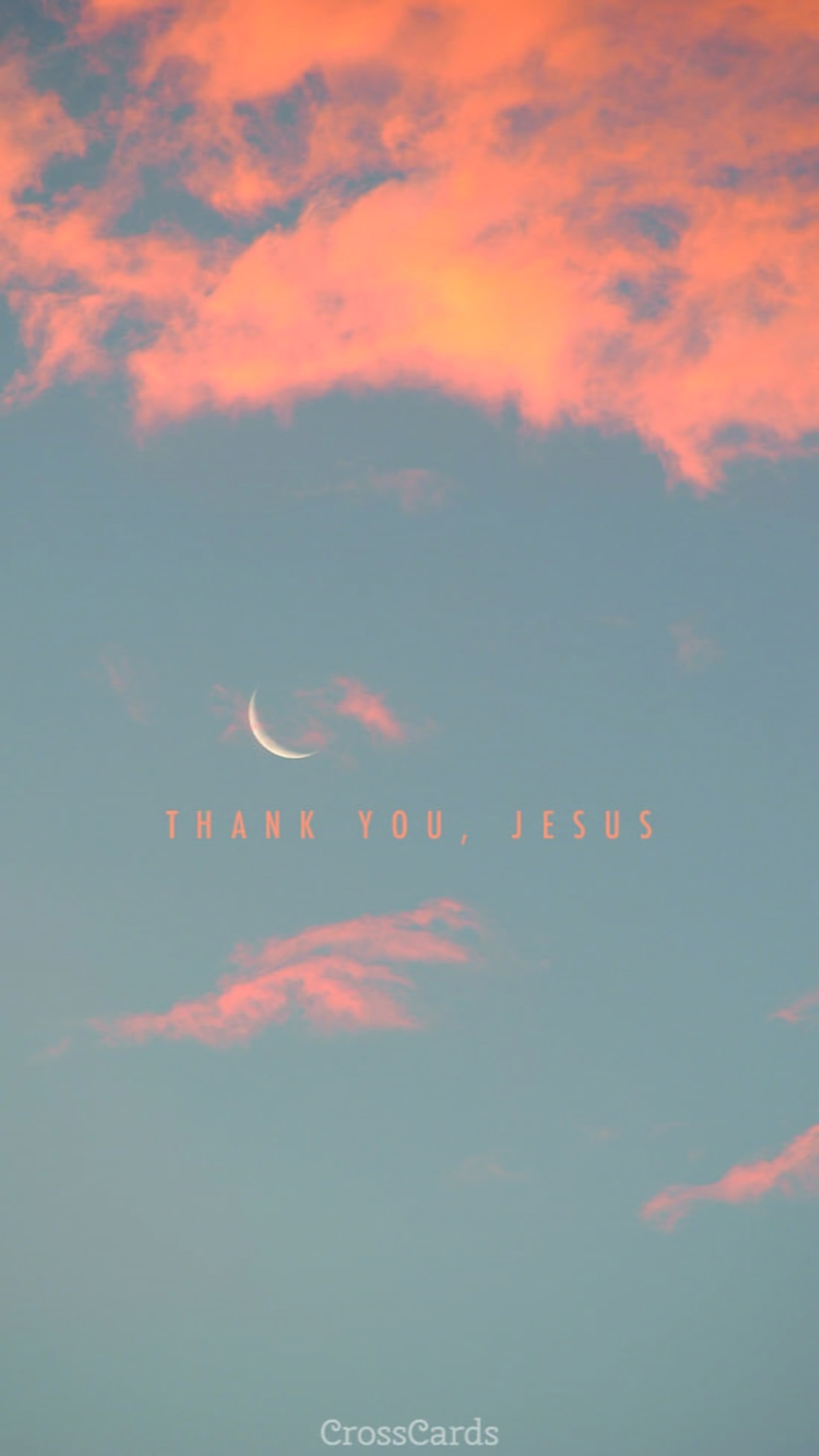 Thank You, Jesus mobile phone wallpaper