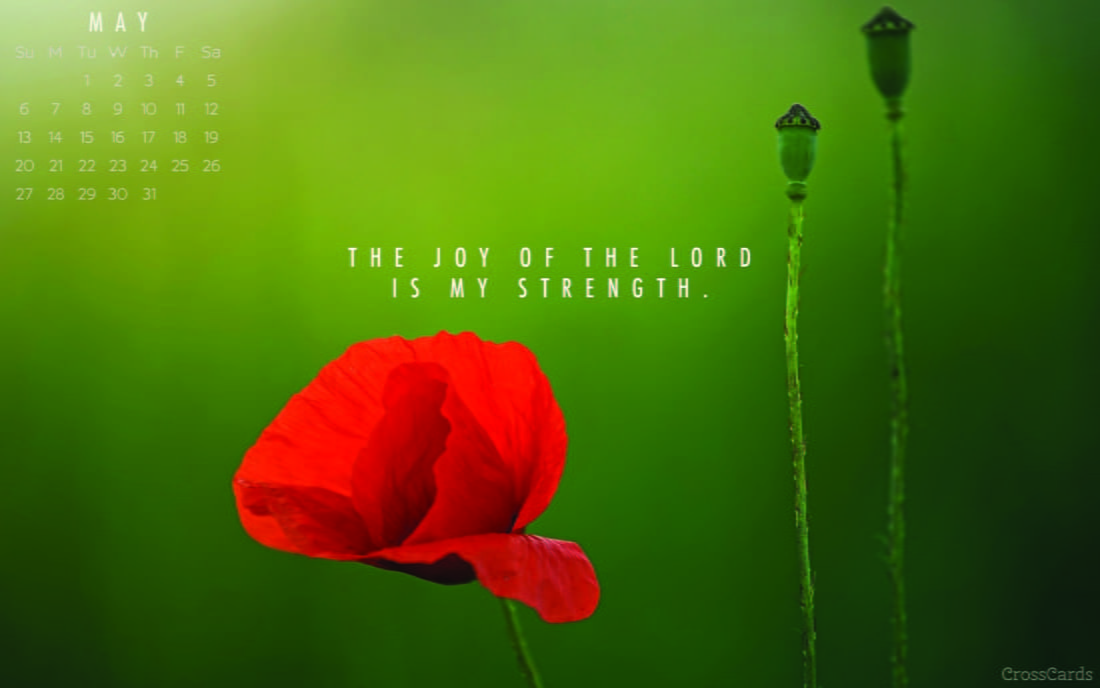 May 2018 - Joy of the Lord mobile phone wallpaper