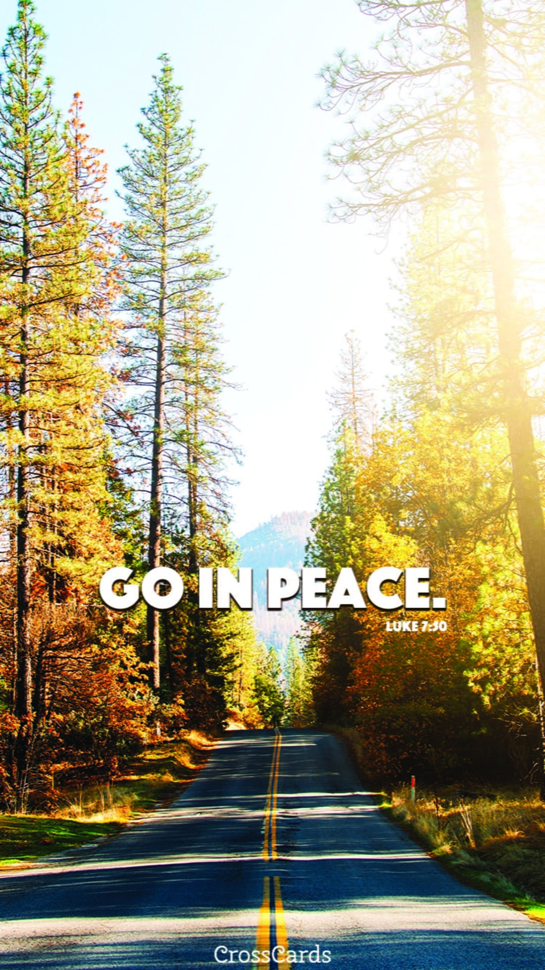 Go in Peace mobile phone wallpaper