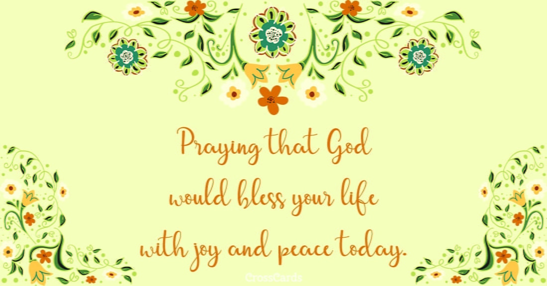 Joy and Peace ecard, online card