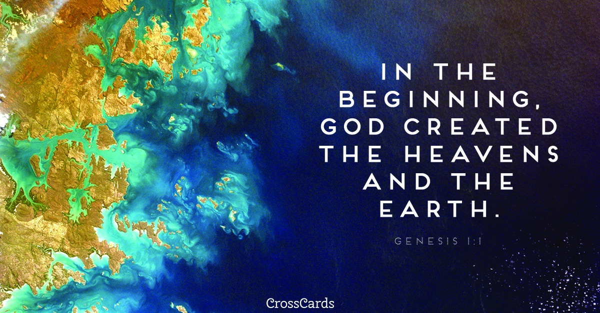 Free Genesis 1:1 eCard - eMail Free Personalized Praise Online