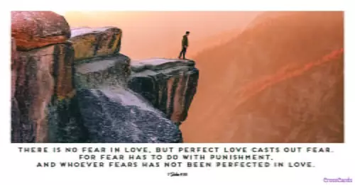 there's no fear in love bible verse