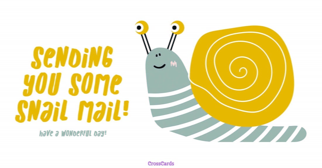 Snail Mail ecard, online card