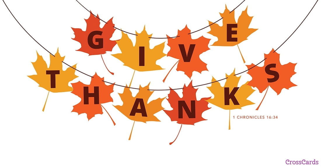 Give Thanks ecard, online card