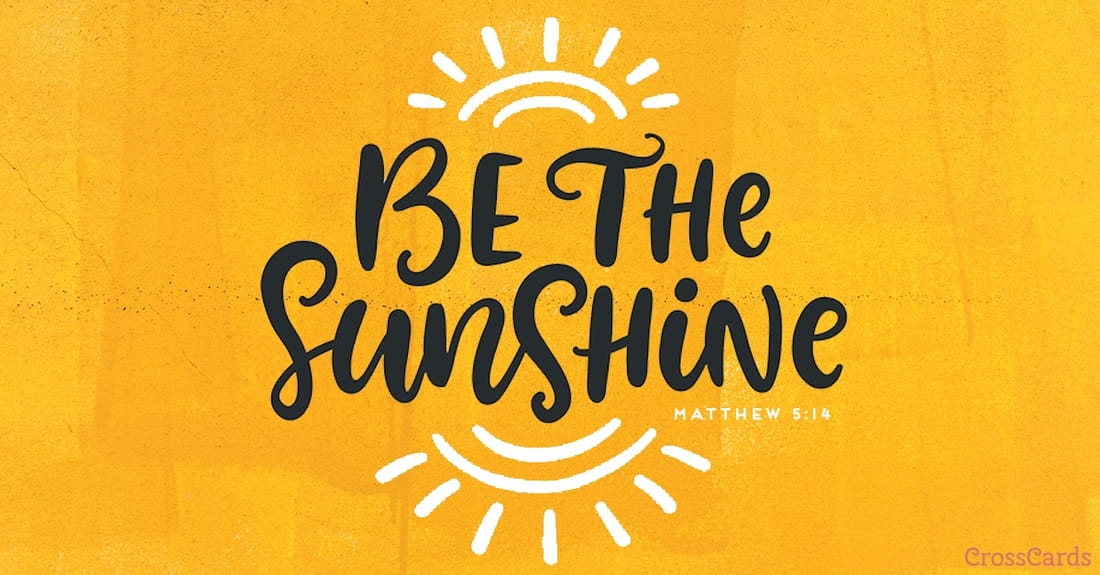 Be the Sunshine ecard, online card
