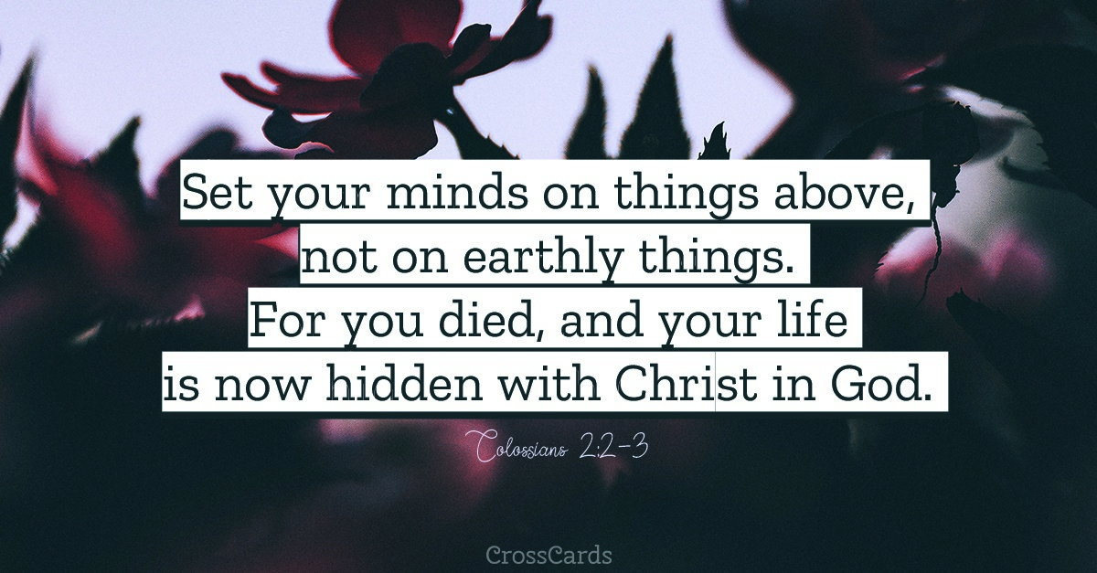 Free Colossians 2:2-3 eCard - eMail Free Personalized Wisdom Online