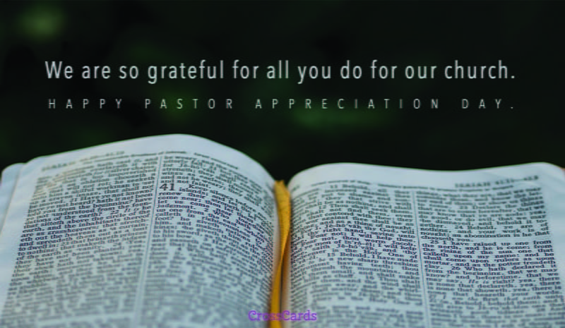 pastor appreciation day wishes