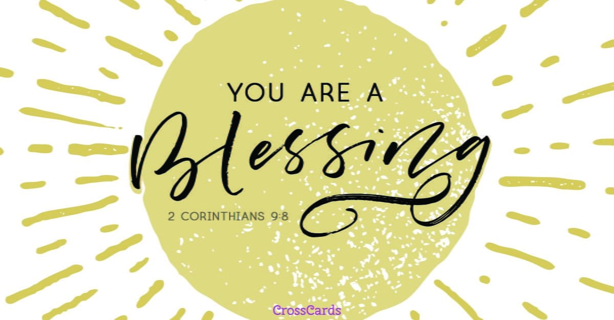 You Are a Blessing ecard, online card