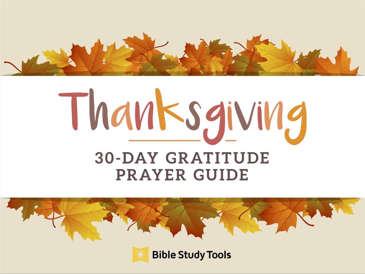 30-Day Gratitude Prayer Guide