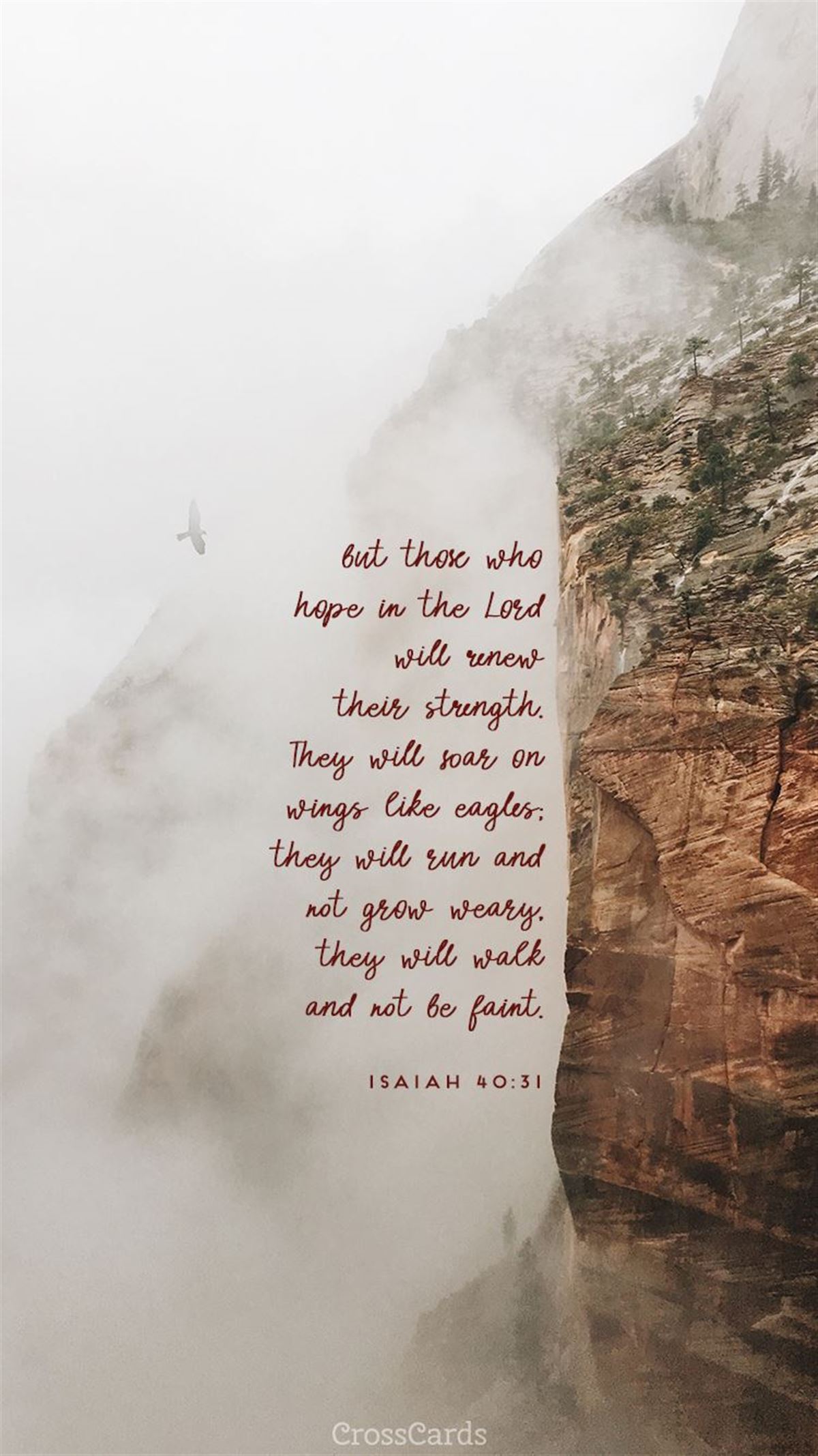 Isaiah 40:31 mobile phone wallpaper