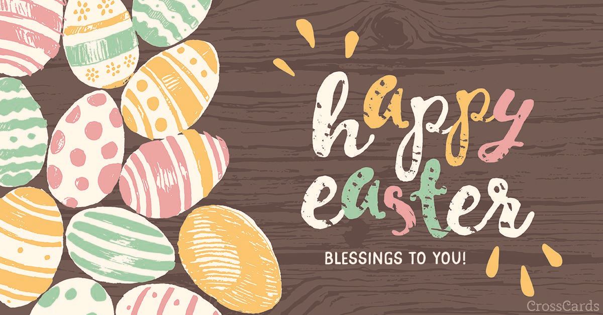 Easter Blessings ecard, online card