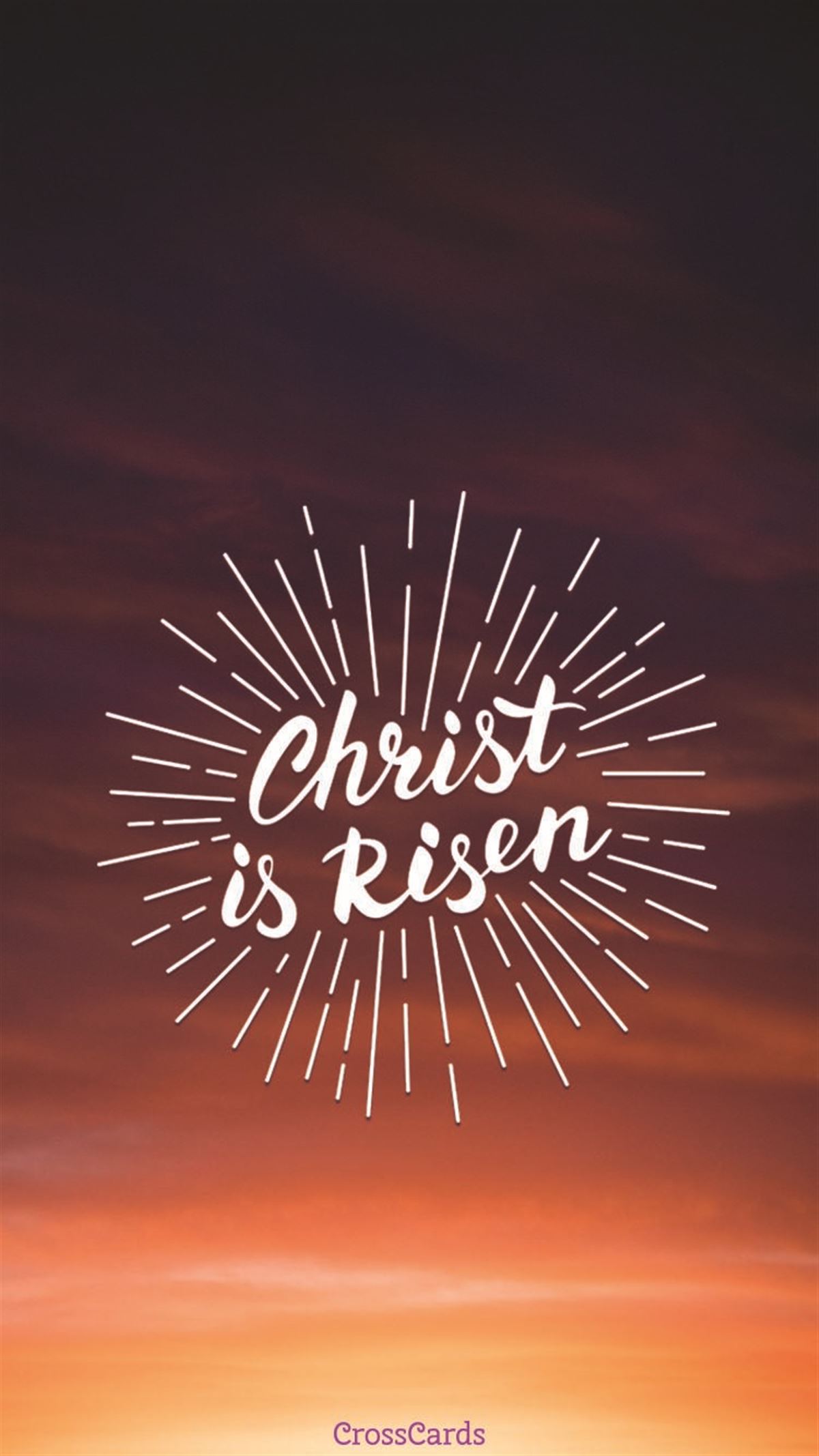 Christ is Risen mobile phone wallpaper